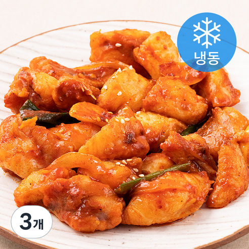 진신 순살 아귀 볶음 (냉동), 3개, 500g