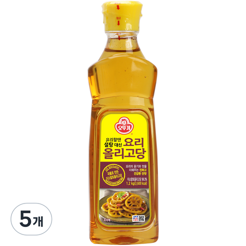 오뚜기 요리 올리고당, 5개, 1.2kg