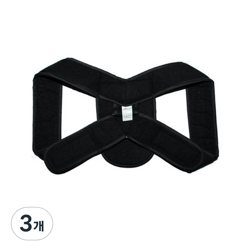 제로투히어로 어깨 밴드 블랙 S, 3개