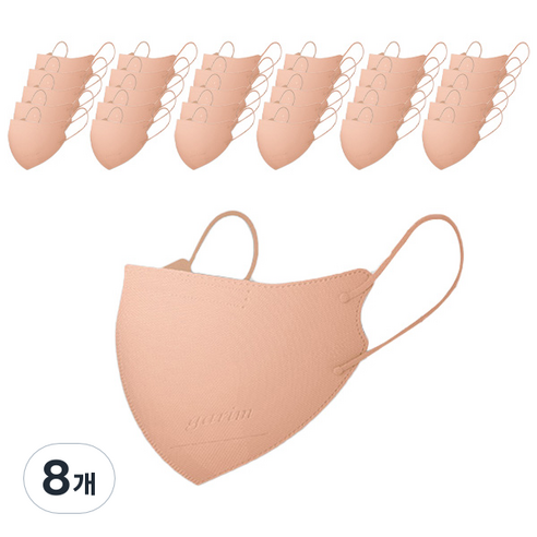 가림 드라이핏 새부리형 컬러 마스크 M, 10개입, 피치쿠션, 8개