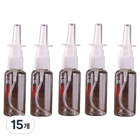 포근상점 코스프레이 식염수 세척 공병 투명 30ml, 15개