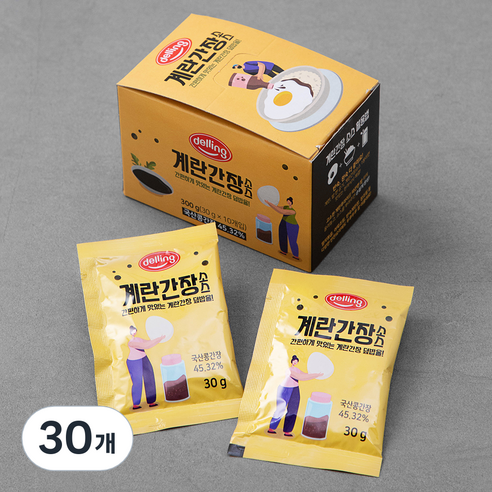 델링 계란간장소스, 30g, 30개