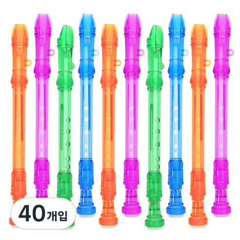 투영디자인 지워지는 투명 피리 중성펜 0.5mm, 랜덤 발송, 40개입