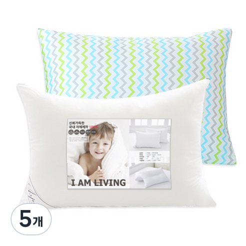 아임리빙 마일드 마이크로화이버 베개솜 + 베개커버, 하바나, 5개