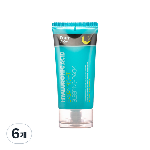 팜스테이 히아루론산 에브리 나이트 슬리핑 팩, 6개, 120ml