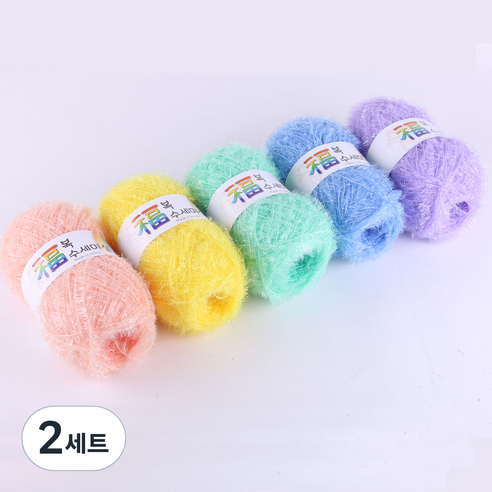 마마니트 복수세미실 5종 세트1, 파스텔, 2세트