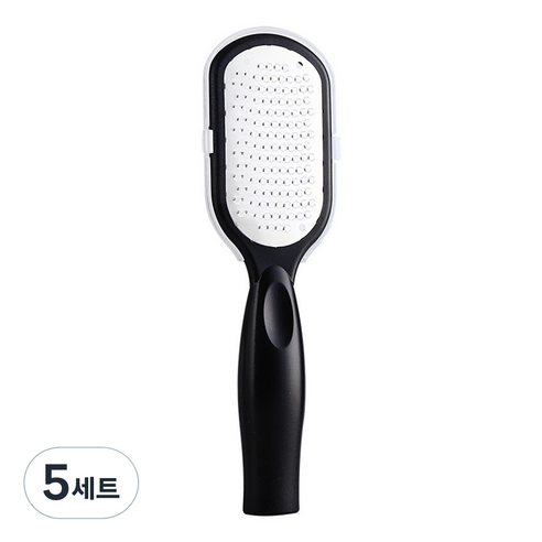 파라디 발 각질 제거기 + 케이스 세트 블랙, 5세트