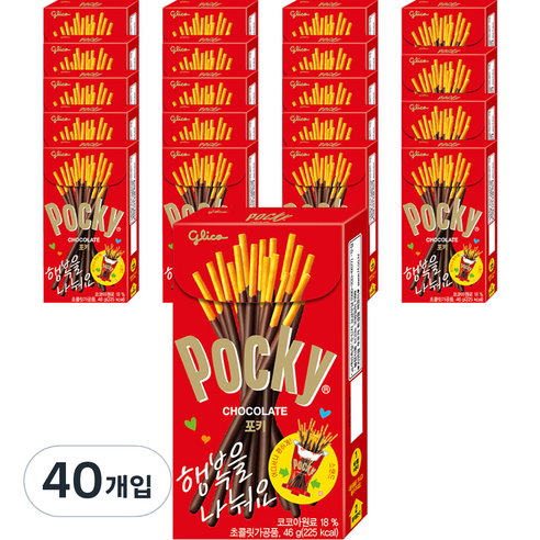 포키 막대과자, 46g, 40개