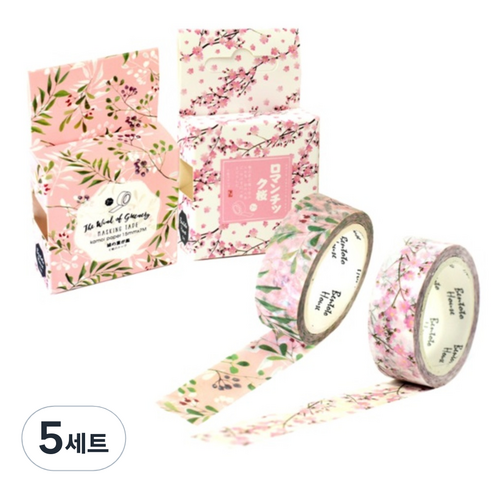 라이프포인트 마스킹 테이프 세트, S1012, S1015, 5세트