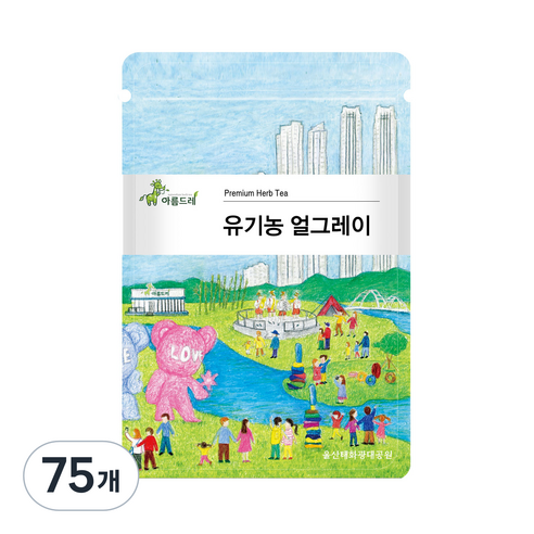 아름드레 유기농 얼그레이 홍차 삼각티백, 1.3g, 25개입, 3개
