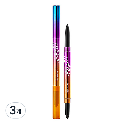 미샤 울트라 파워프루프 펜슬 라이너 0.2g, 블랙, 3개