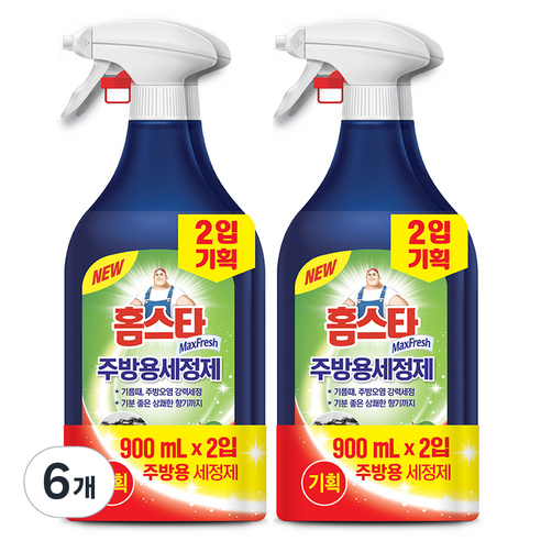 홈스타 주방청소용 세정제, 900ml, 6개