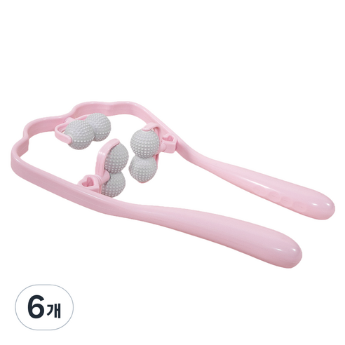 스카위즈 다기능 목 어깨 안마기, 6개, 핑크