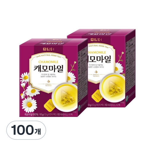 담터 캐모마일 삼각티백, 1g, 10개입, 10개