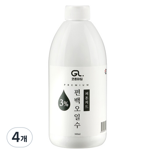 코튼하임 피톤치드 3% 편백오일수 리필, 4개, 500ml