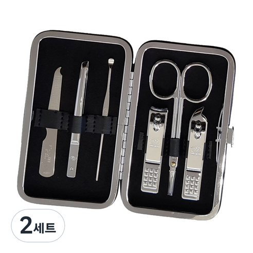 777 간편형 손톱깎이 6종세트, 2세트