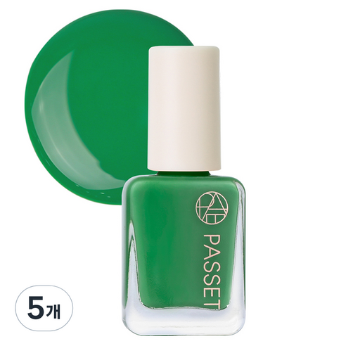파셋 셀럽 네일컬러 폴리쉬, 83 워터멜론그린, 7ml, 5개