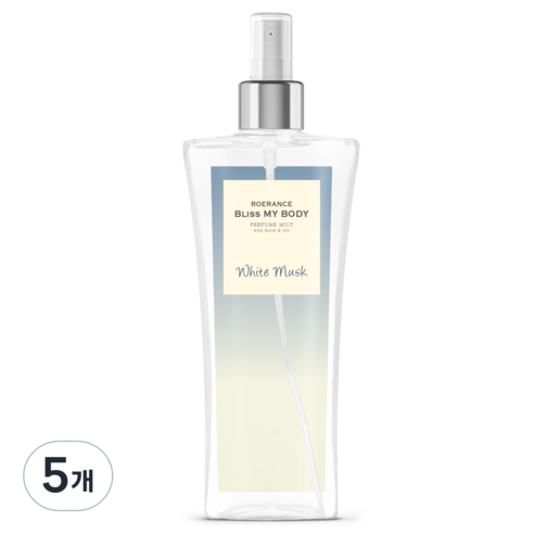 로에랑스 바디미스트 화이트머스크, 250ml, 5개