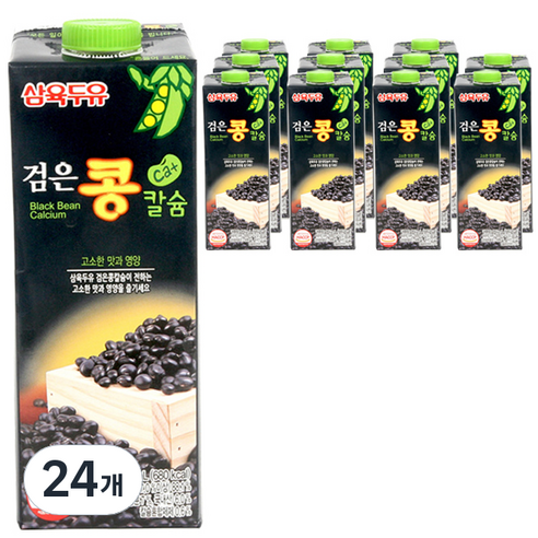 삼육두유 검은콩칼슘, 950ml, 24개