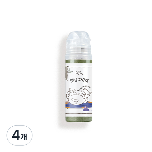 애구애구 캣닢 파우더 10g, 4개
