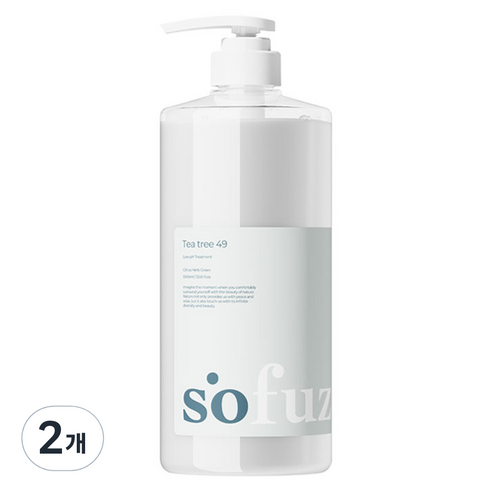 소퍼즈 티트리 49 약산성 트리트먼트, 2개, 1000ml