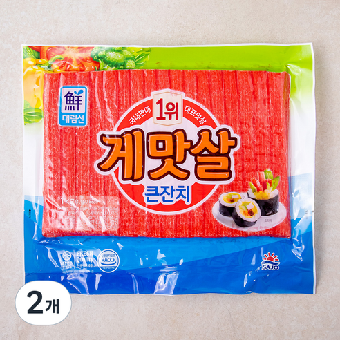 대림선 게맛살큰잔치, 1000g, 2개