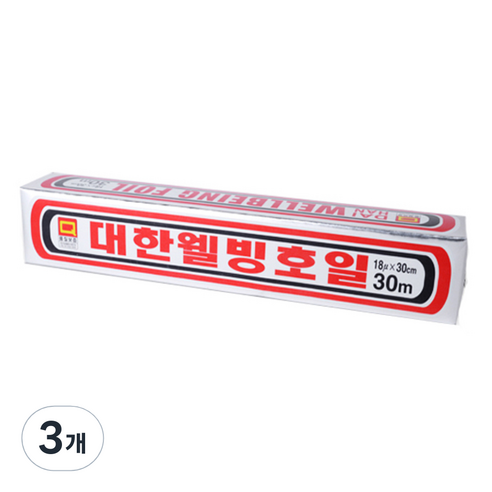 대한웰빙 호일 18마이크로, 3개