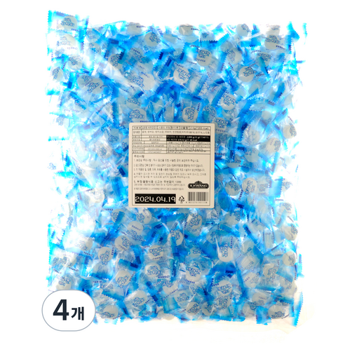 일광제과 상쾌한 박하맛캔디, 2kg, 4개