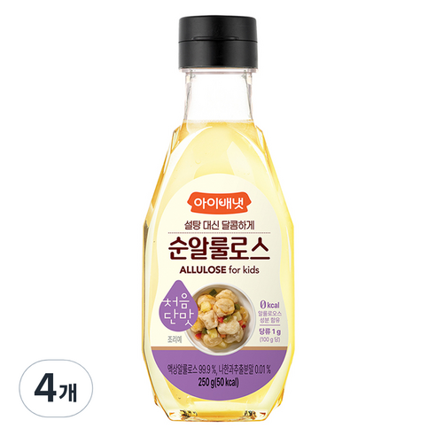 아이배냇 순알룰로스, 250g, 4개, 처음단맛