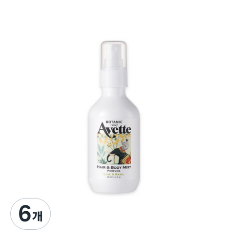 토니모리 아베뜨보타닉 릴리프 퍼퓸 헤어 앤 바디 미스트 라임 앤 바질향, 160ml, 6개