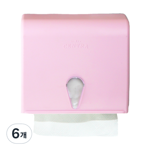센트라 핸드 키친 타올 디스펜서, 핑크, 6개