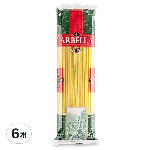 아르벨라 스파게티니, 500g, 6개