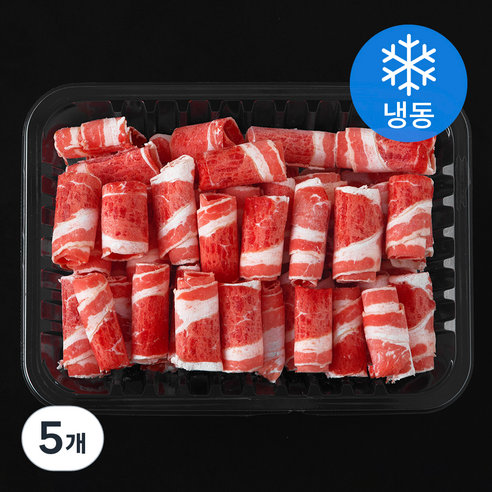 호주산 우삼겹 돌돌말이 (냉동), 5개, 500g