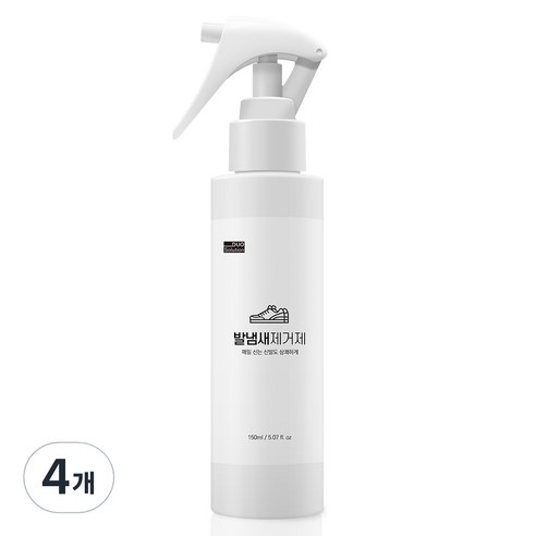 듀오솔루션 수프레 발냄새 제거제, 150ml, 4개