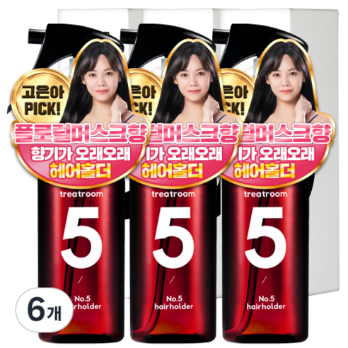 트리트룸 넘버파이브 헤어홀더 미스트, 100ml, 6개