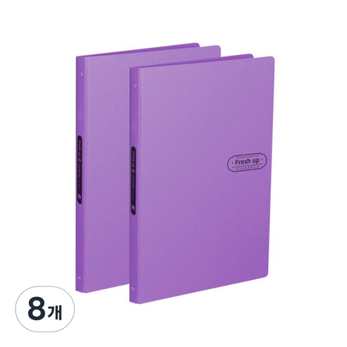 희망화일 뉴 후레쉬 클리어화일 30p 내지고정형, 보라, 8개