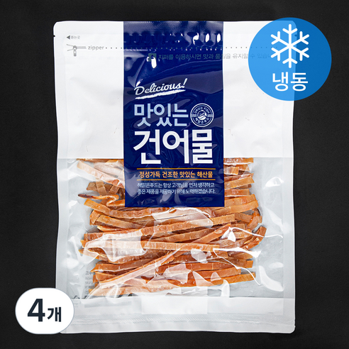 해맑은푸드 구운 누드오징어 스틱 (냉동), 200g, 4개
