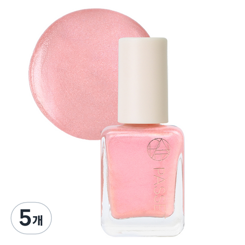 파셋 셀럽 네일컬러 폴리쉬 매니큐어, 67 페어리핑크, 7ml, 5개