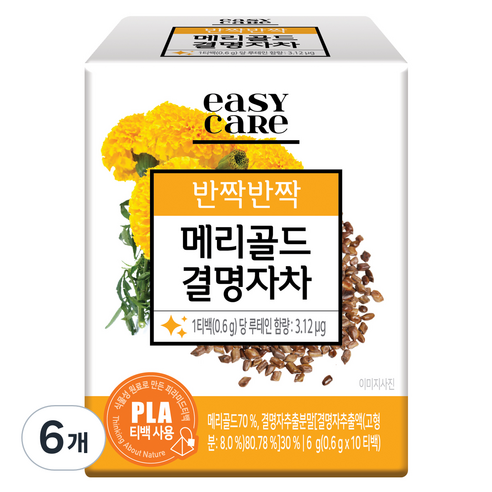 녹차원 메리골드 결명자차, 6g, 10개입, 6개