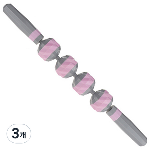파라디 다이아몬드 마사지 스틱 M6, 핑크, 3개