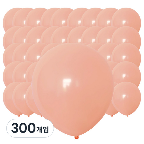 윰스 마카롱컬러 이벤트풍선, 오렌지, 300개입