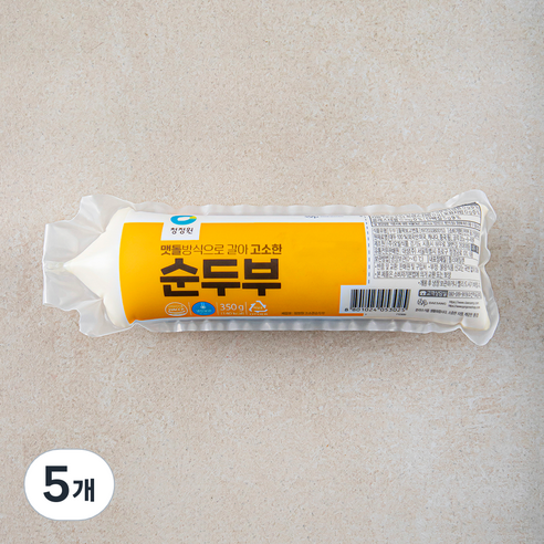 청정원 고소한 순두부, 350g, 5개