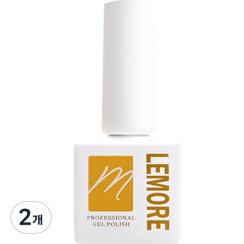 르모어 유리알광택 논와이프 탑젤, Medium, 10ml, 2개