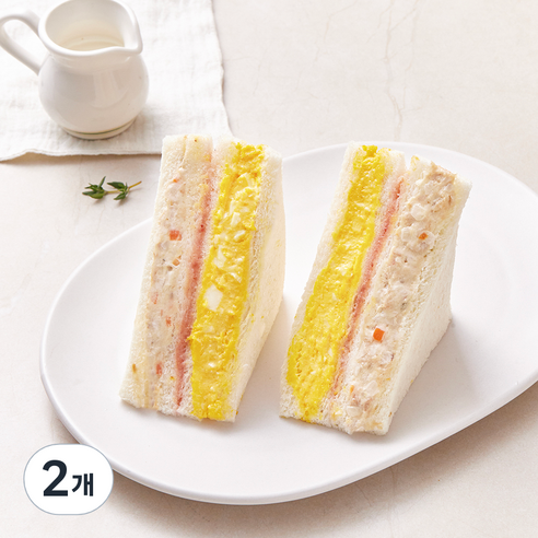 홍루이젠 에그 참치마요 샌드위치 2개입, 260g, 2개