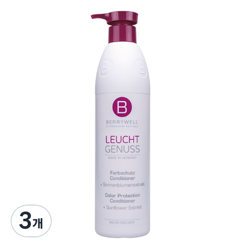 베리웰 컬러 프로텍션 헤어 컨디셔너, 1000ml, 3개