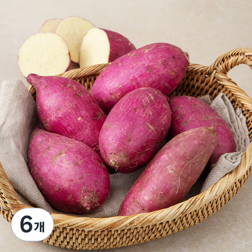 국내산 고구마, 1kg(중), 6개