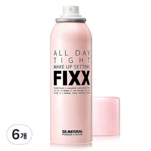 파우더포룸 올 데이 타이트 메이크업 세팅 노가스 픽서, 75ml, 6개