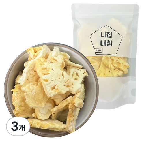 니칩내칩 동결건조과일 파인애플, 3개, 60g