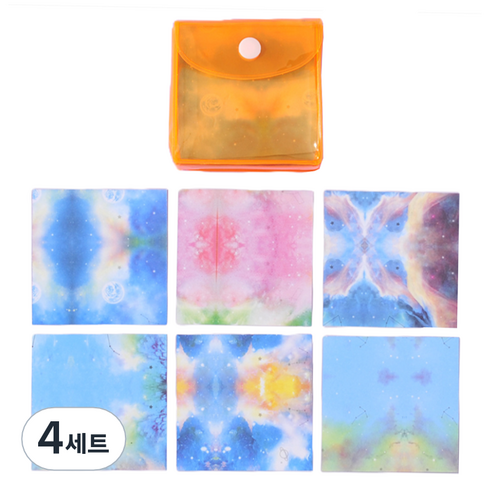 미소로운 별하늘 이벤트 학 종이접기 7.7 cm TYPE 08 252p 세트, 4세트, 6색