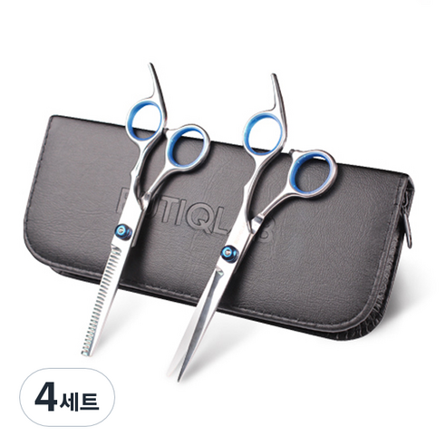 뷰티끄랩 프리미엄 미용가위 세트, 혼합색상, 4세트